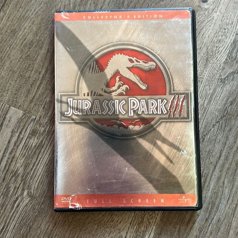 ☀️Jurassic Park III DVD Starring Sam Neill Laura Dern Jeff Goldblum